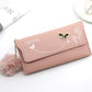 CLUTCH PURSE: TASSEL COIN PURSE SIMPLE ZIPPER CLUTCH