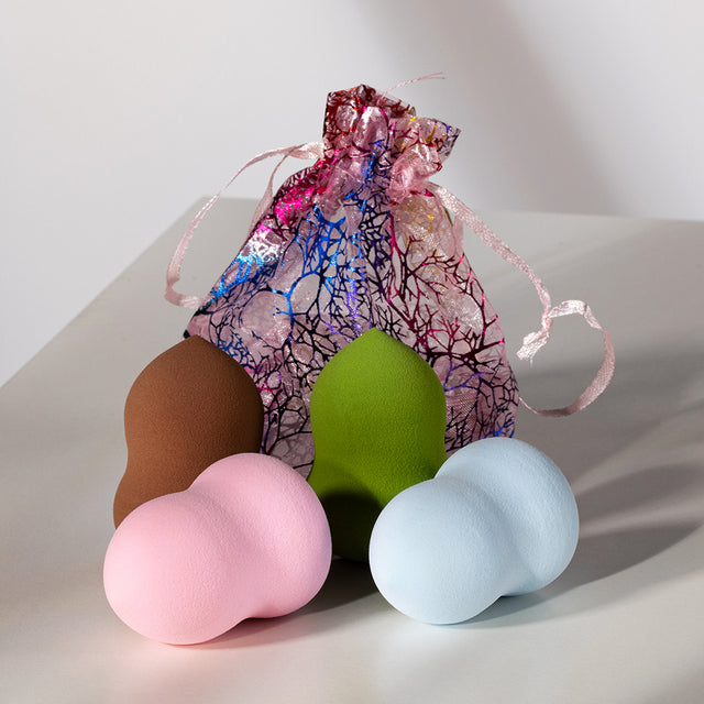 Make Up Sponge: Water Drop Puff Foundation Colorful Sponge Egg