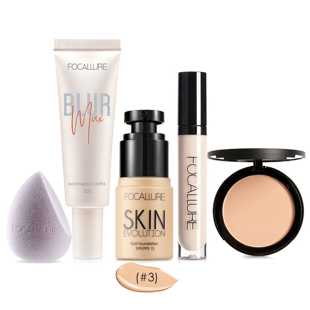 High Quality Makeup Set Foundation Cream Face Powder Concealer