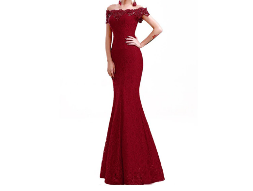 Red prom dress