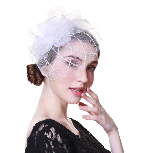 White Fascinator Hat