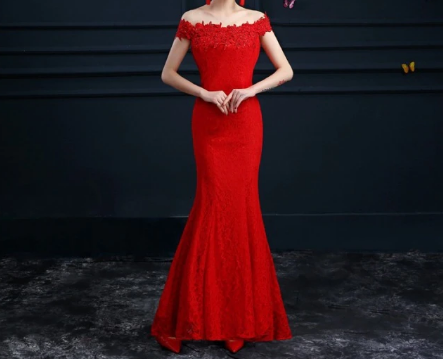 Red prom dress