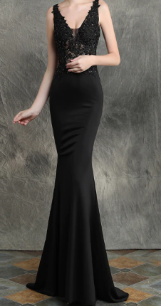  Mermaid evening gown