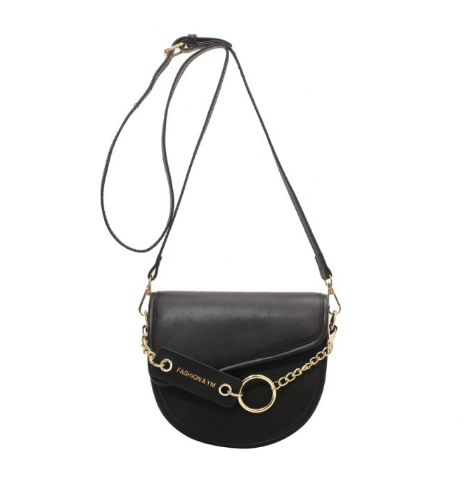 Leather shoulder bag