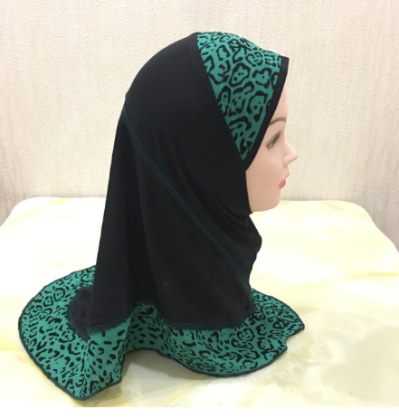 Muslim turban: Leopard patchwork Scarf