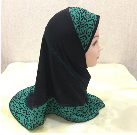 Muslim turban: Leopard patchwork Scarf