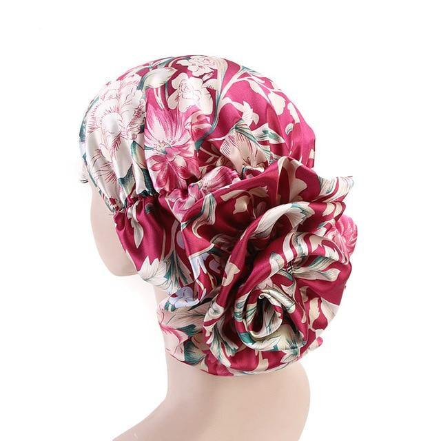 greatexpectation Big Flower Muslim Hijab Headwear freeshipping - greatexpectation