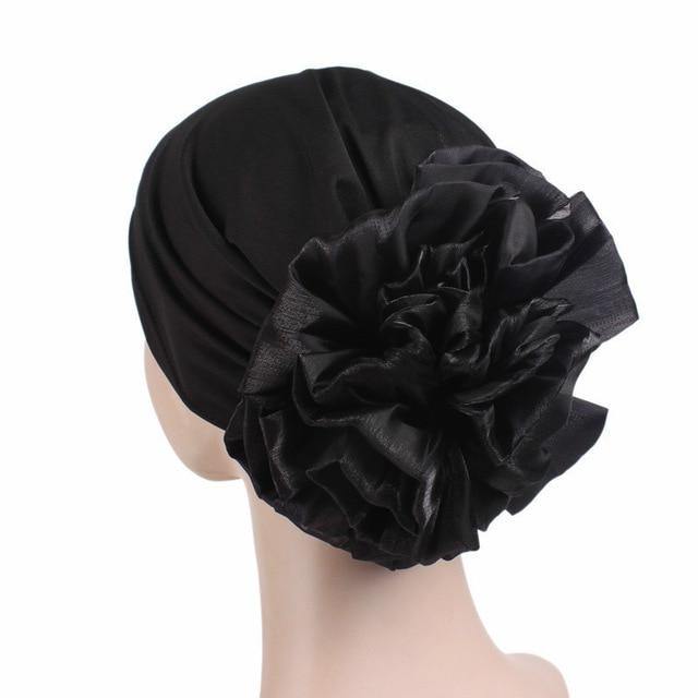 greatexpectation Big Flower Muslim Hijab Headwear freeshipping - greatexpectation