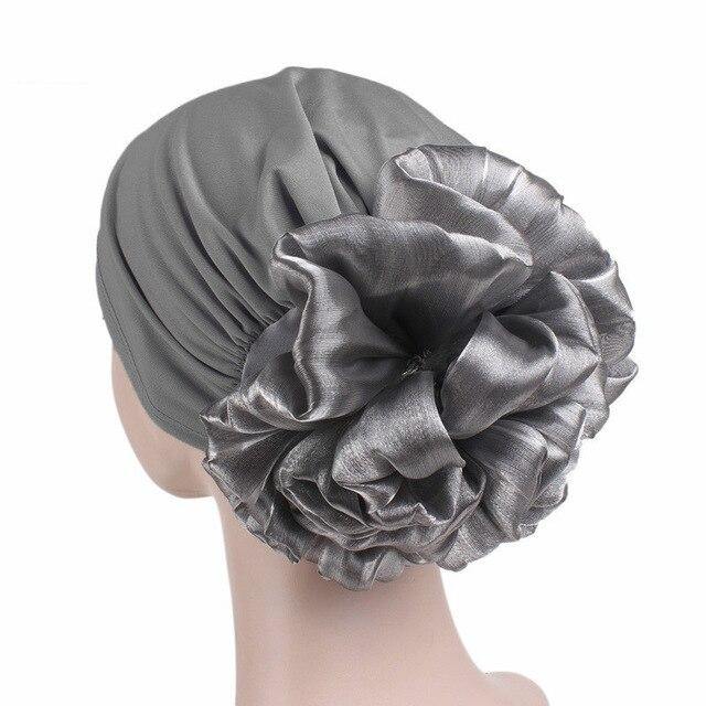 greatexpectation Big Flower Muslim Hijab Headwear freeshipping - greatexpectation