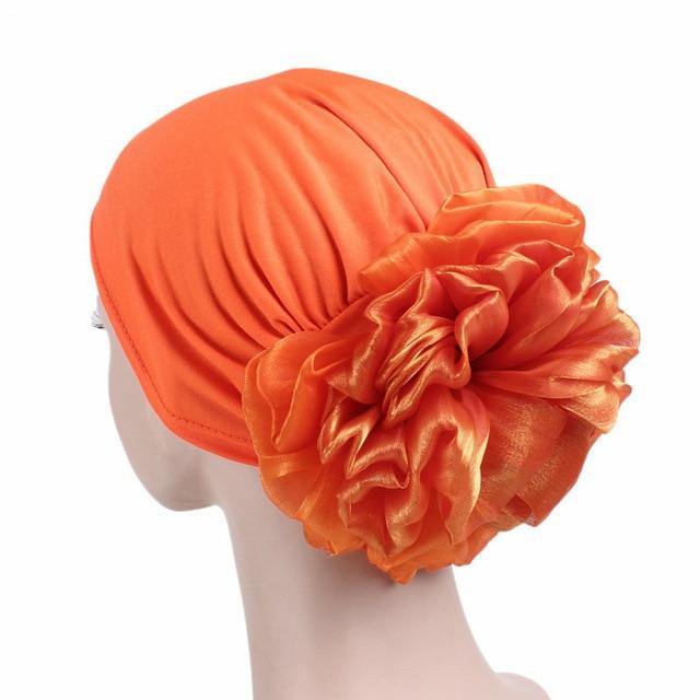 greatexpectation Big Flower Muslim Hijab Headwear freeshipping - greatexpectation