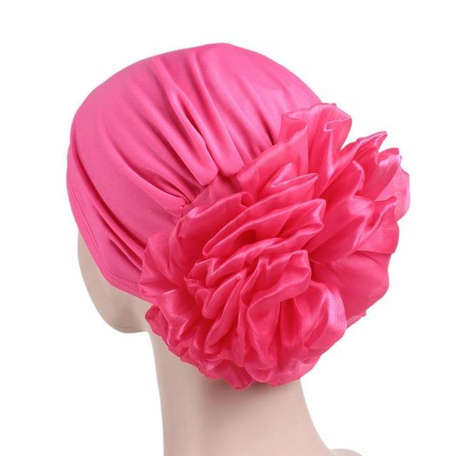 greatexpectation Big Flower Muslim Hijab Headwear freeshipping - greatexpectation