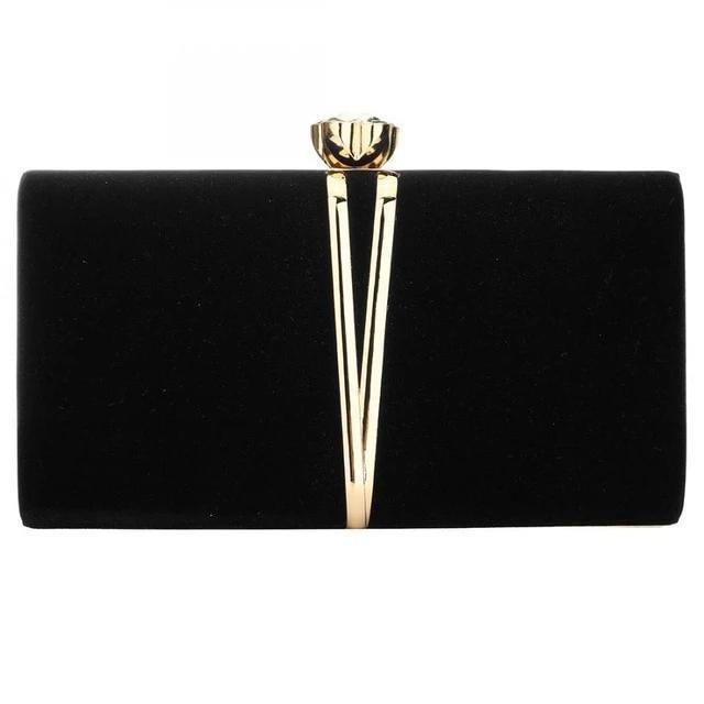 greatexpectation Black Evening Clutch Bag Women freeshipping - greatexpectation