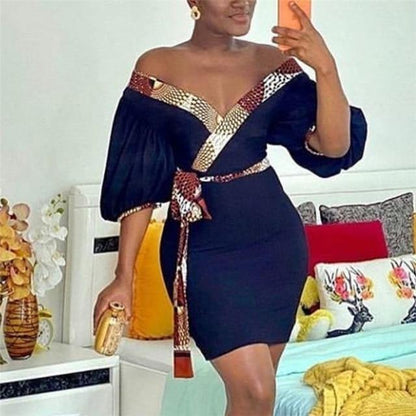 greatexpectation Women Mini Dress V Neck freeshipping - greatexpectation