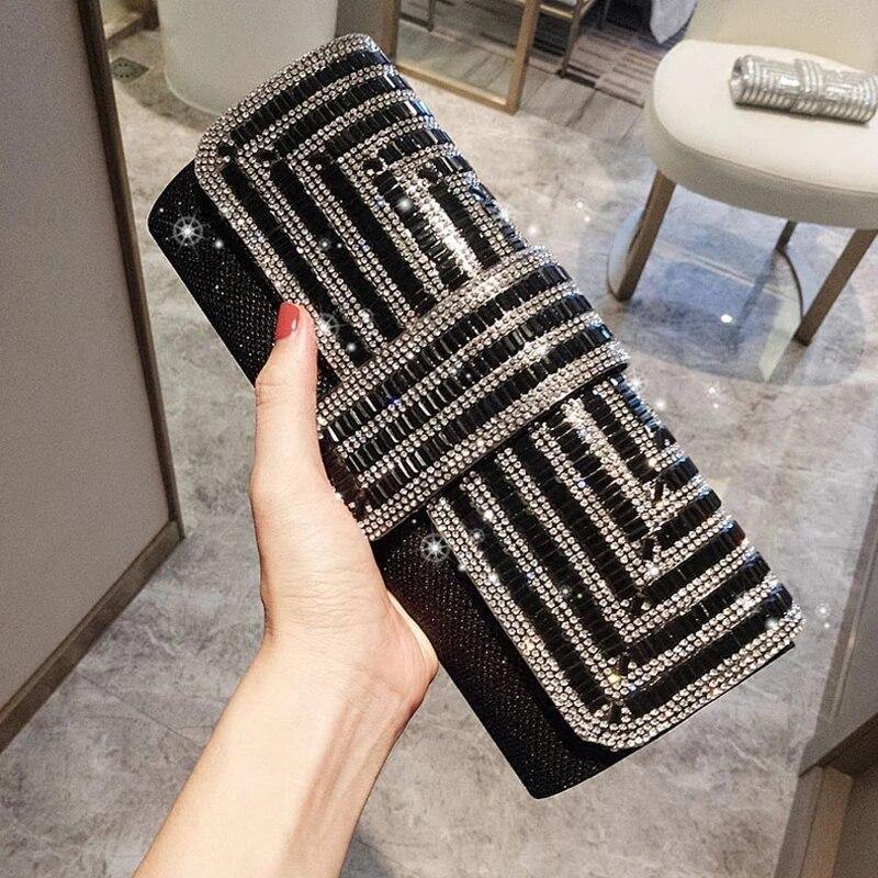 Black clutch purse