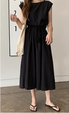 Black vintage dress: Women Female Vintage Dress