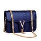 Chain bags: Stone Pattern Crossbody shoulder Bags