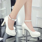 Spring Casual white platforms  Casual high heels