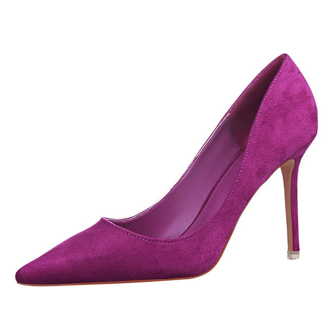 Red Shoes for Women:Pointed-Toe Pumps