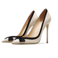 Bowknot Fashion High Heels Shoes Prom Mixed Colors