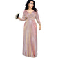 Glitter maxi dress